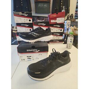 Saucony Guide 18 Black Sz 10M S20998-100 new In Box‎ mens